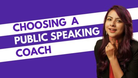 Choosing a public speaking coach by Nausheen Chen