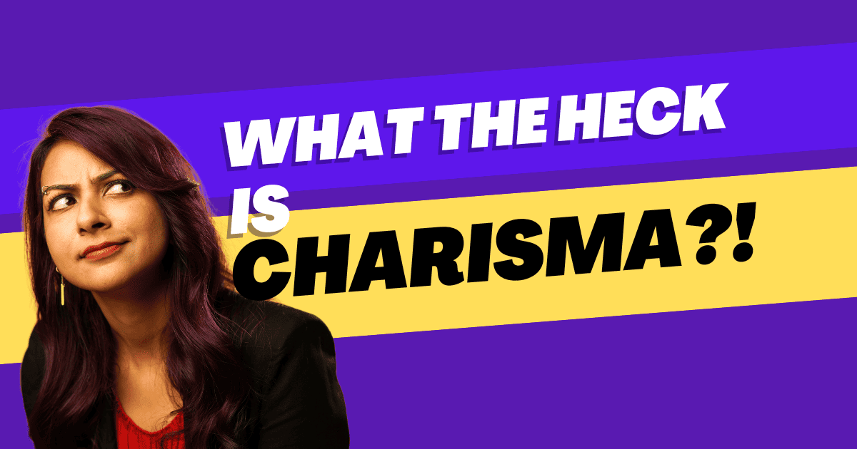 charisma - win at public speaking