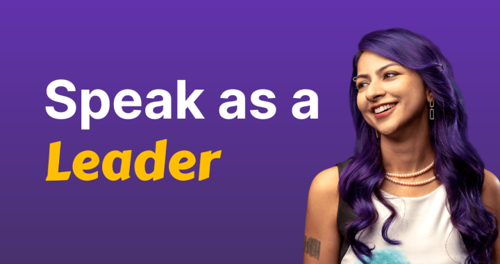 Speak as a Leader for faster promotions, credibility, sales with public speaking coach Nausheen I. Chen