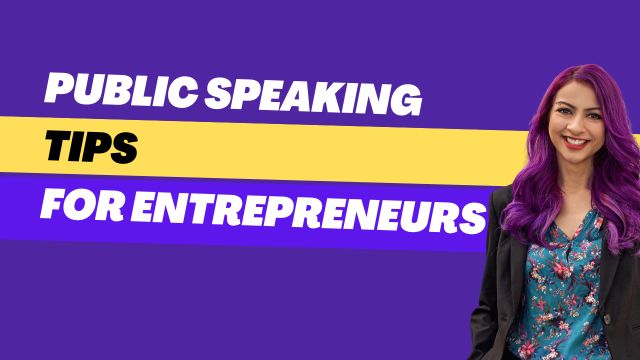 public speaking tips for entrepreneurs
