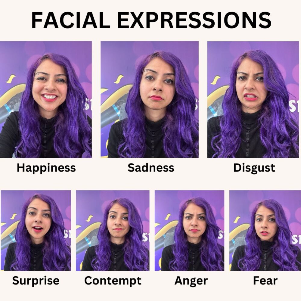 Nausheen Chen facial expressions