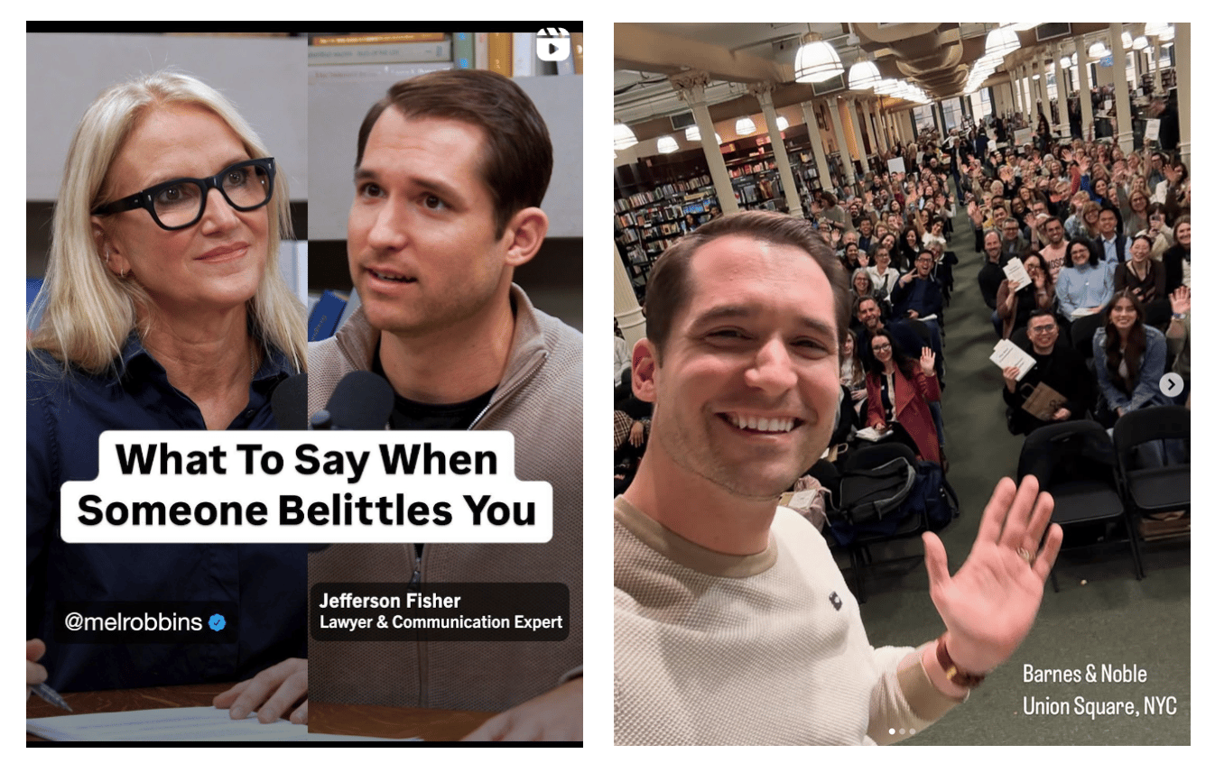 How Jefferson Fisher Built Massive Authority Without Ads or "Fame" 4 Jefferson Fisher and Mel Robbins