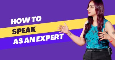 speak as an expert