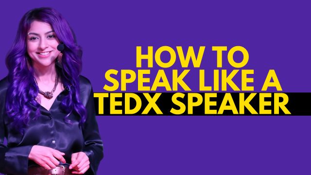 how to speak like a TED talk speaker